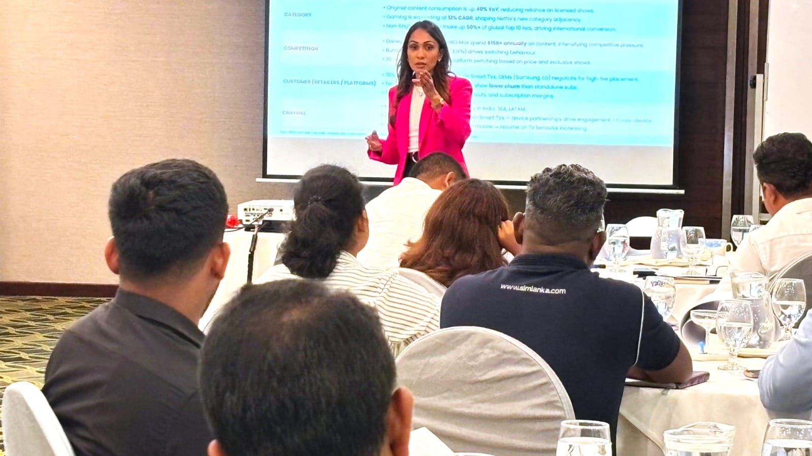 Kaushali Kusumapala facilitating a business workshop